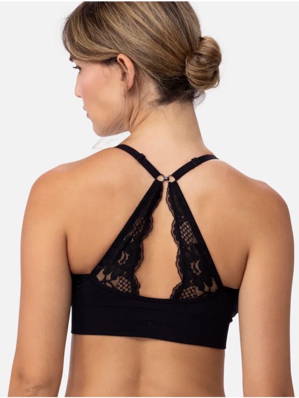 NEW Underoutfit 451 Lace Straps Pullover Racerback Bralette size 2XL
